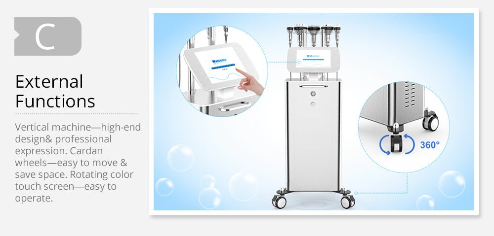 Shape Tactics 5-in-1 Unoisetion Cavitation 2.0 3D Smart Vacuum RF System