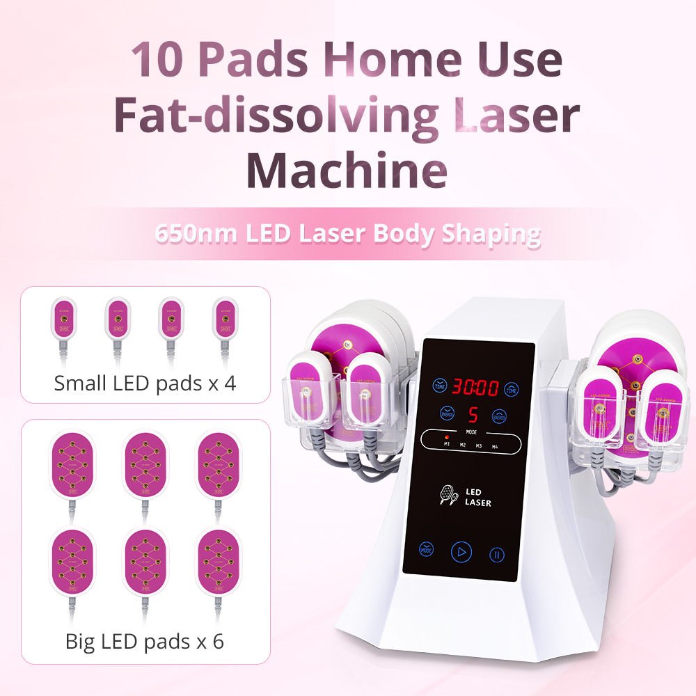 Shape Tactics 10-Pad LED Laser Therapy System 635-650nm