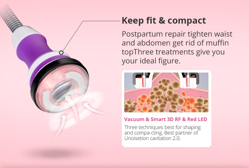 Shape Tactics 9-in-1 Unoisetion Cavitation RF Vacuum Bio Photon System