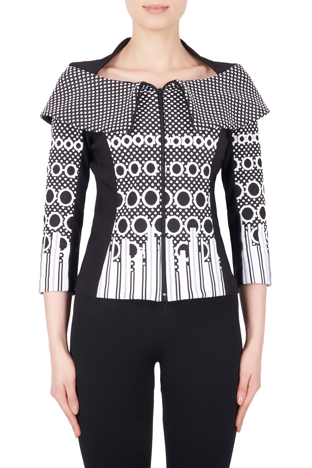 Shaw Collar Zip Blazer