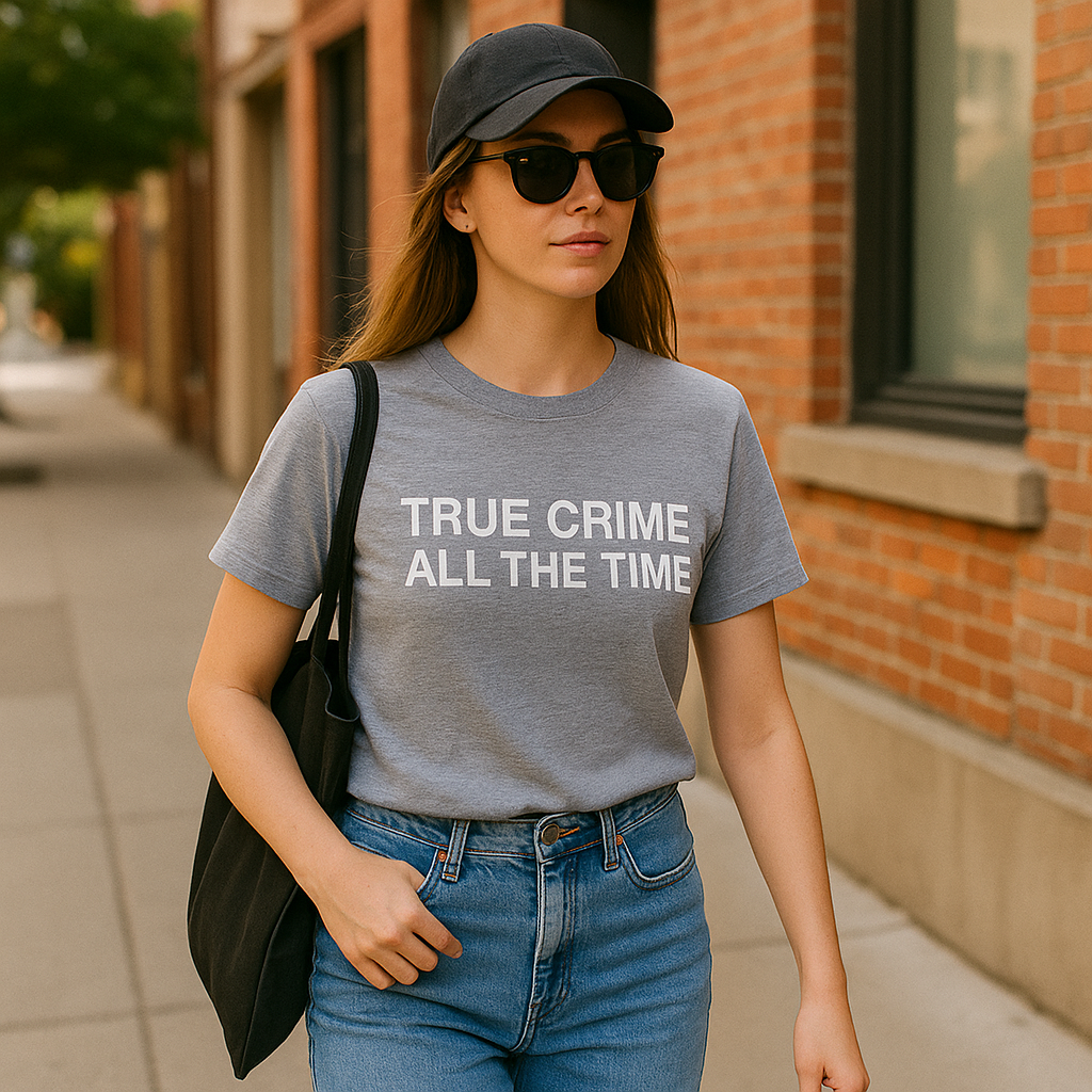True Crime All The Time T-Shirt by BOBBYK