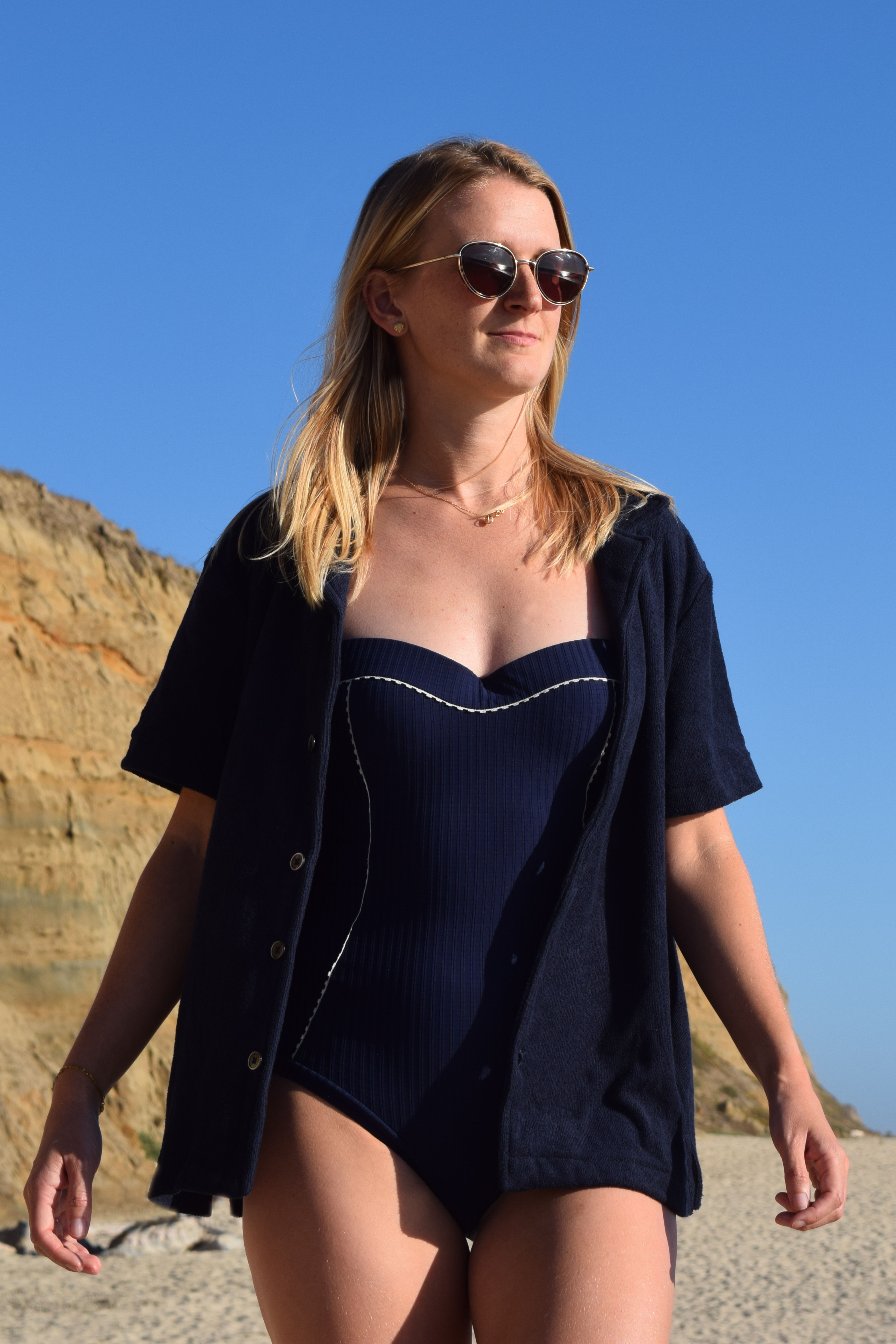 Sage Toweling Terry Cabana Shirt