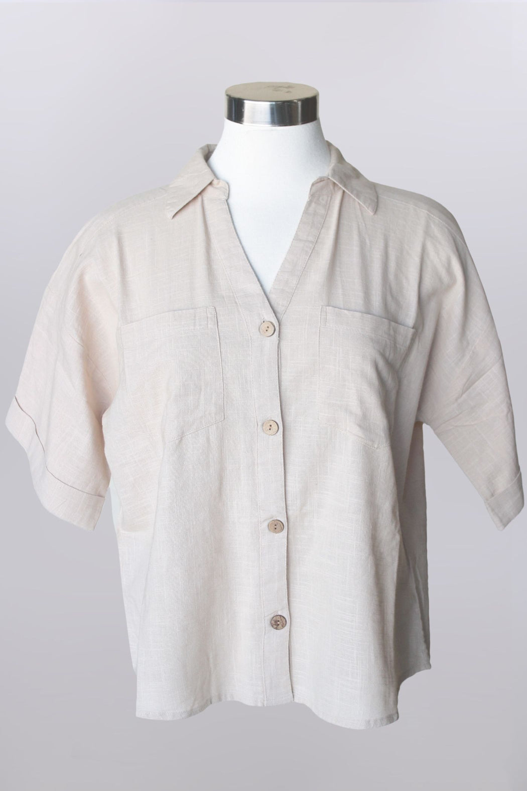 Short sleeve camp shirt