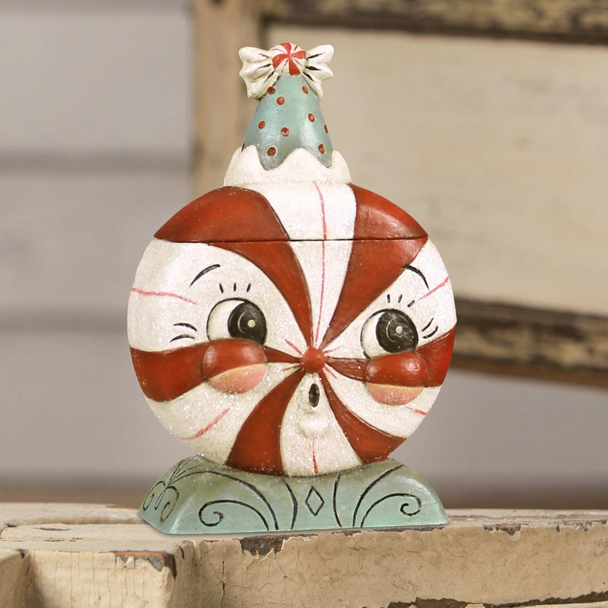Singing Merrymint Candy Box by Johanna Parker for Bethany Lowe