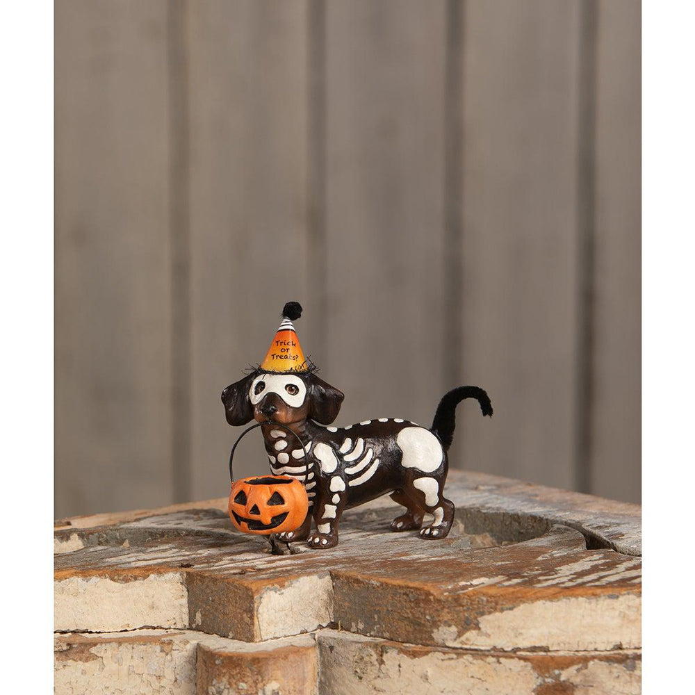 Skeleton Pup Table Piece by Bethany Lowe Designs
