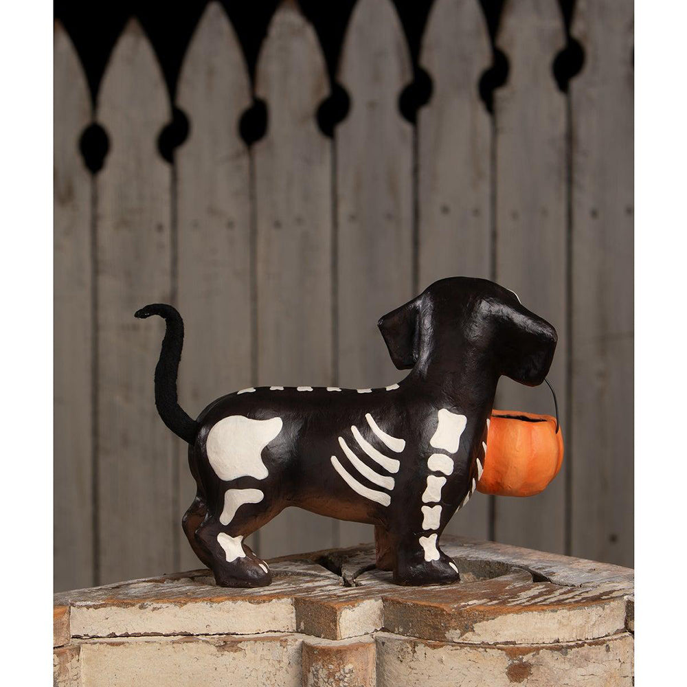 Skelly Pup Paper Mache by Bethany Lowe Designs