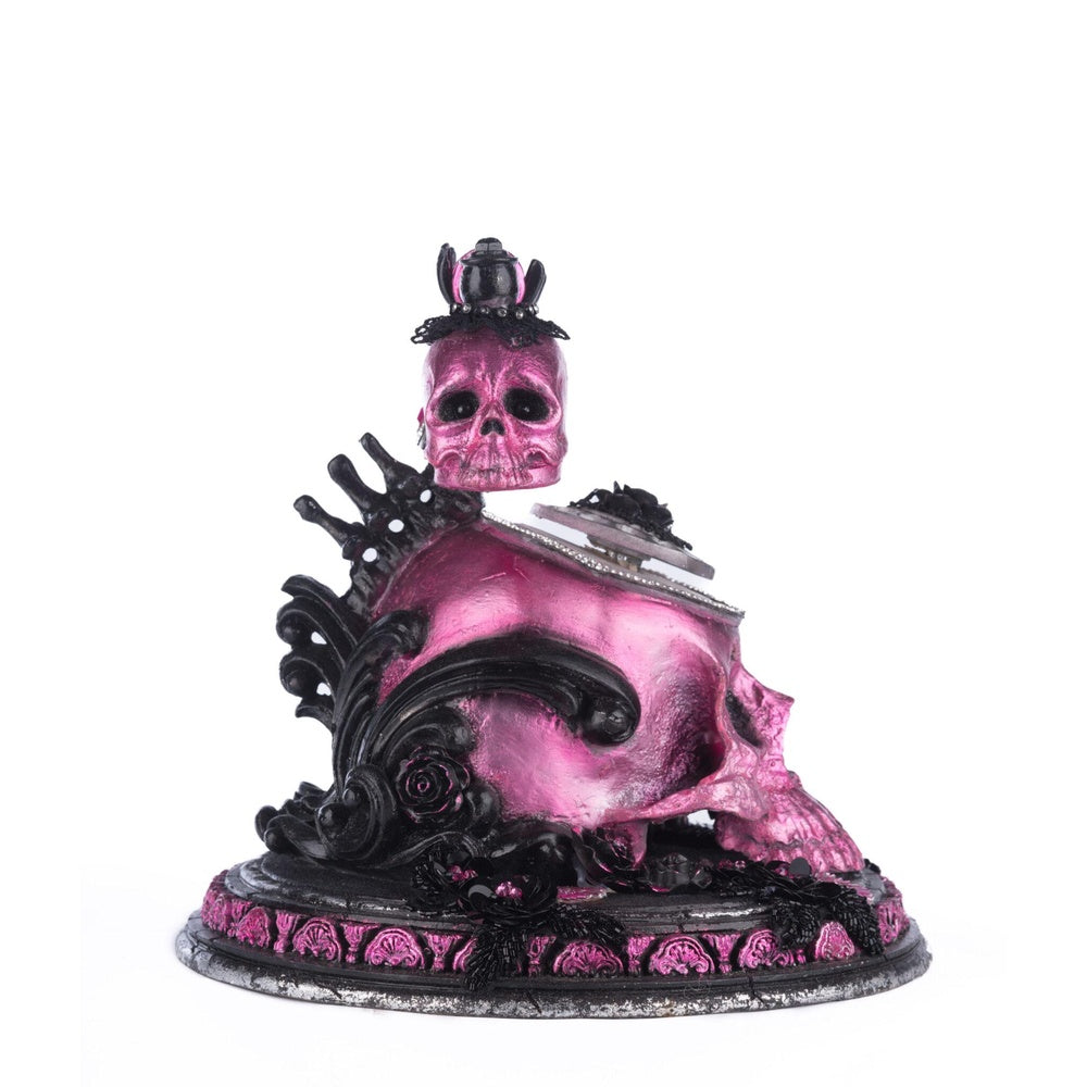 Skull And Roses Phone Tabletop by Katherine's Collection