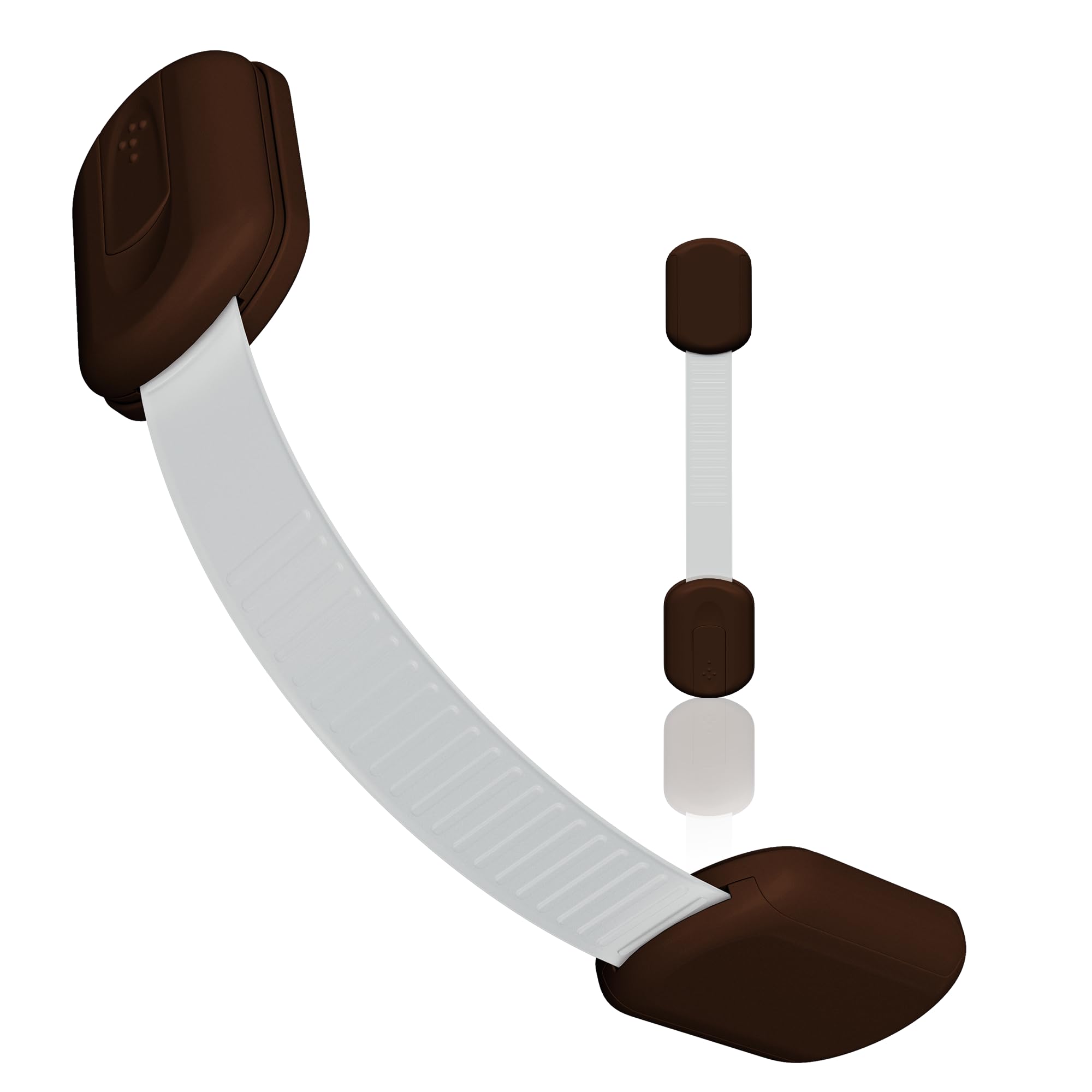 SKYLA HOMES Baby Locks (8-Pack) Child Safety Cabinet Proofing - Safe Quick and Easy 3M Adhesive Cabinet Drawer Door Latches No Screws & Magnets Multi-Purpose for Furniture Kitchen Ovens Toilet Seats