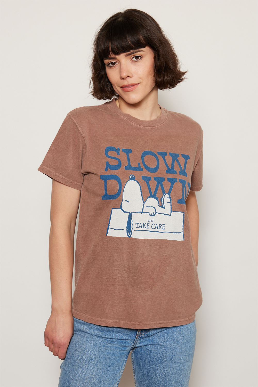 Peanuts Slow Down Tee by People of Leisure
