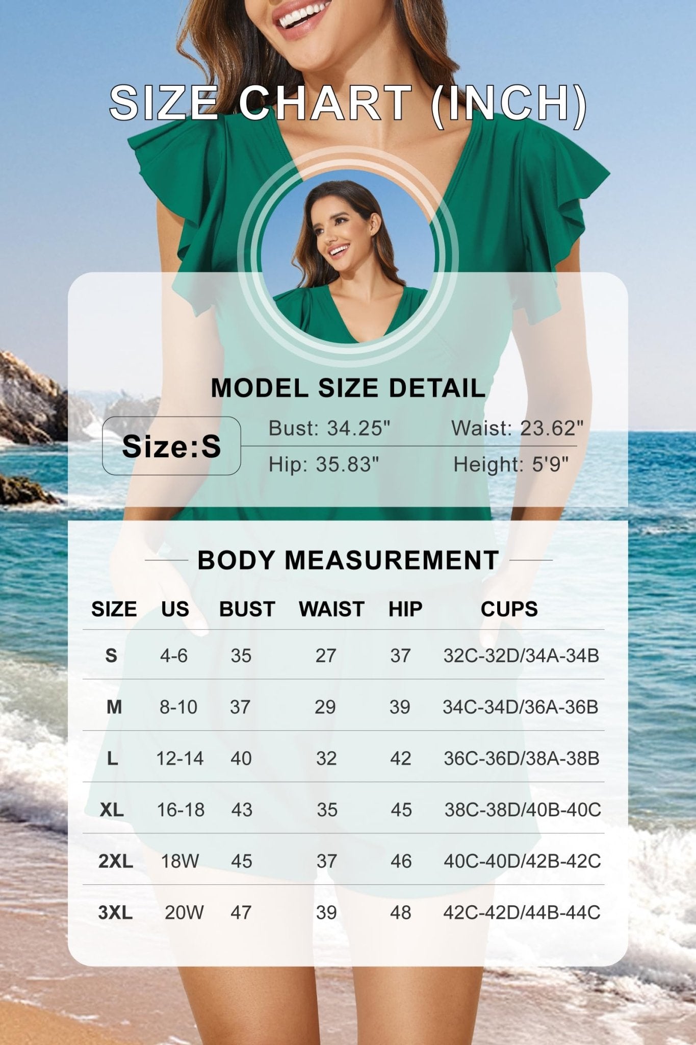 Smismivo Swim Romper with Built in Bra and Pockets Swim Dress Modest One Piece Swimsuit Full Coverage Bathing Suit