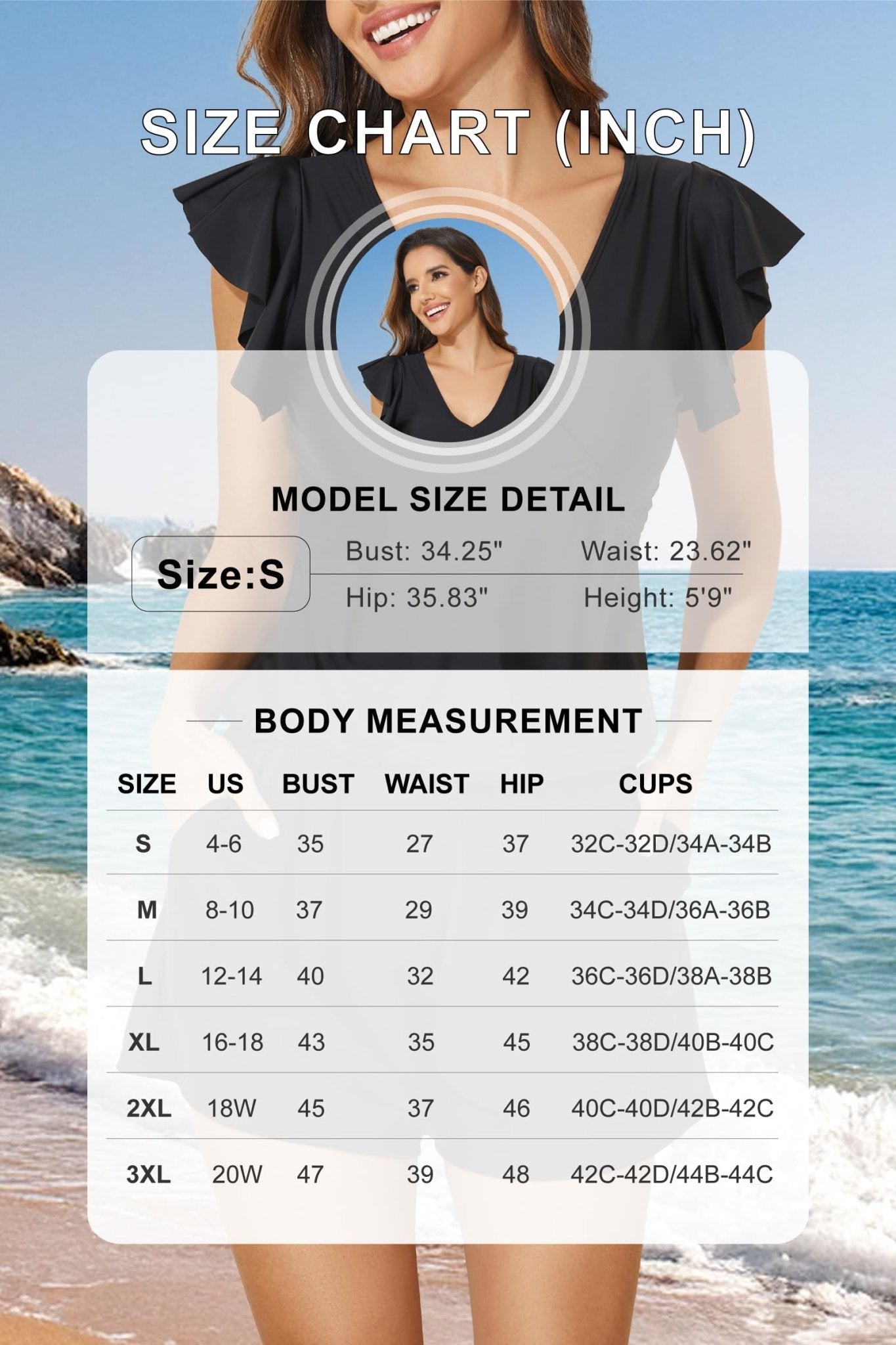 Smismivo Swim Romper with Built in Bra and Pockets Swim Dress Modest One Piece Swimsuit Full Coverage Bathing Suit