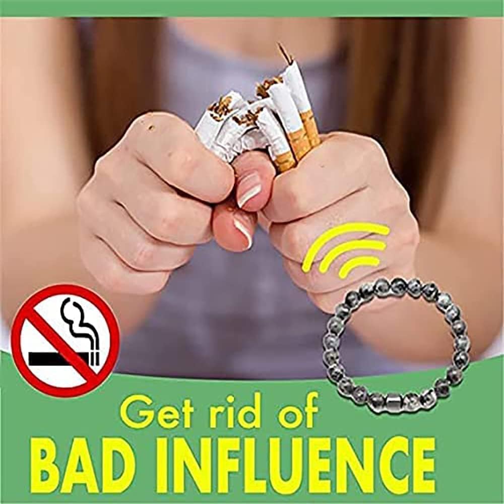 Smoking Cessation Bracelet, Smoking Cessation Bracelet for Women&men Set, Anti Smoking Bracelet, Quit Smoking Bracelet, Smoking Sensation Bracelet, Release Stress and Bring Luck Bracelet (5pcs)
