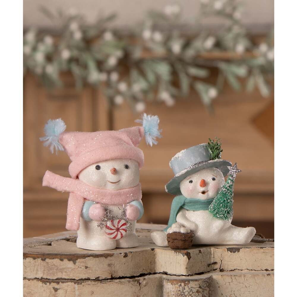 Snowflake Top Hat Snowman by Bethany Lowe Designs