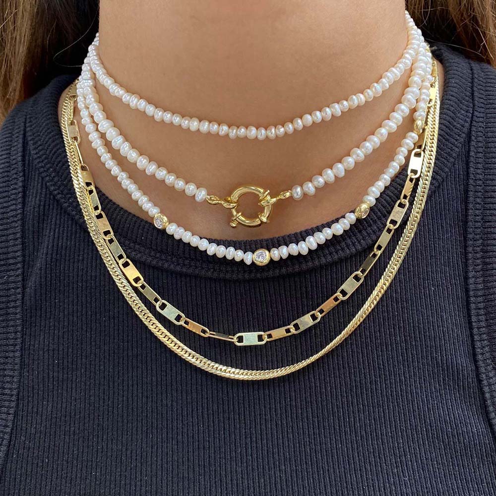  Tiny Pearl Choker - Adina's Jewels