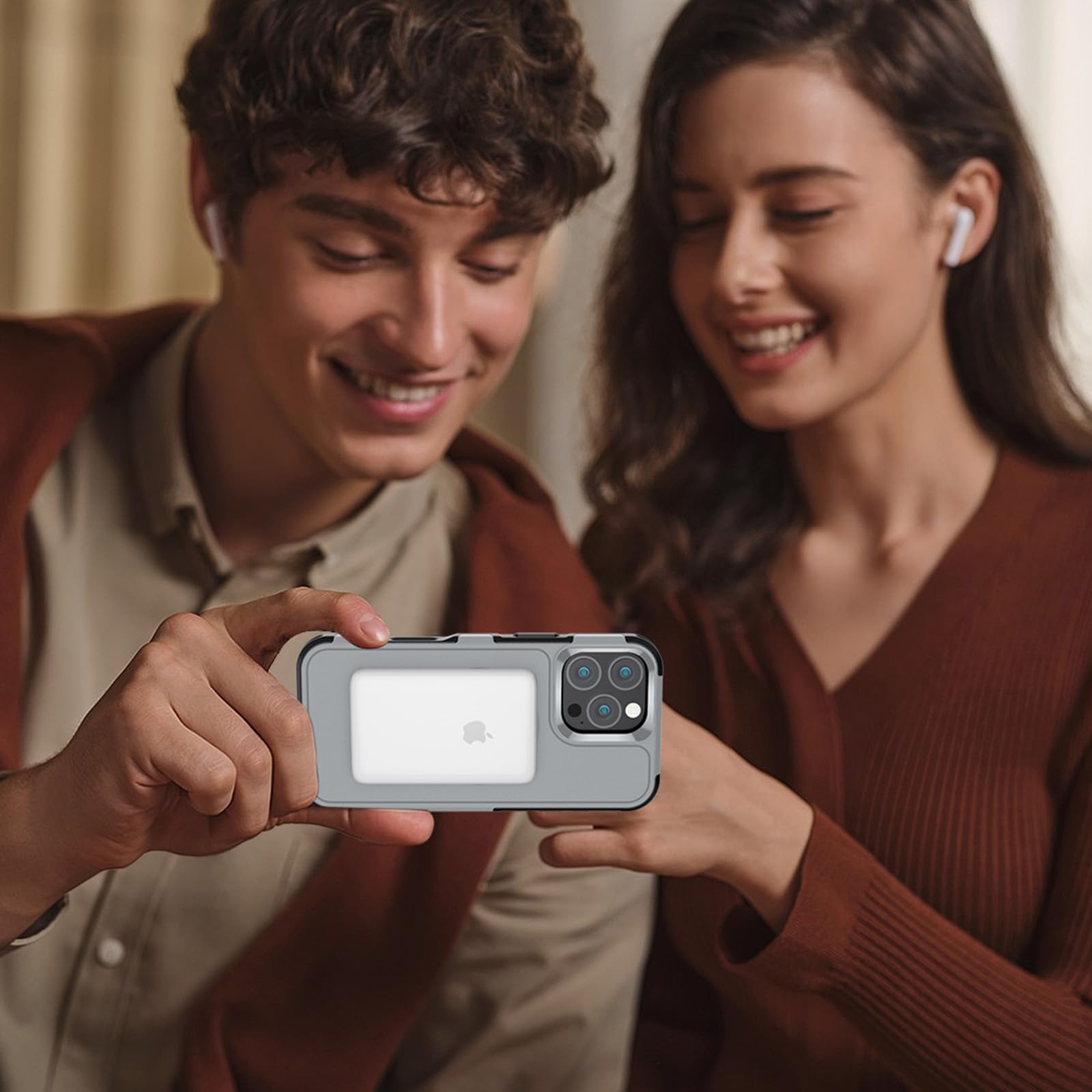 SUPFINE Magnetic for iPhone 12 Pro Max Case, [Compatible with MagSafe][10 FT Military Grade Drop Protection] [Dual Layer Structure Protection] Heavy Duty Full-Body Shockproof Phone Case, Black