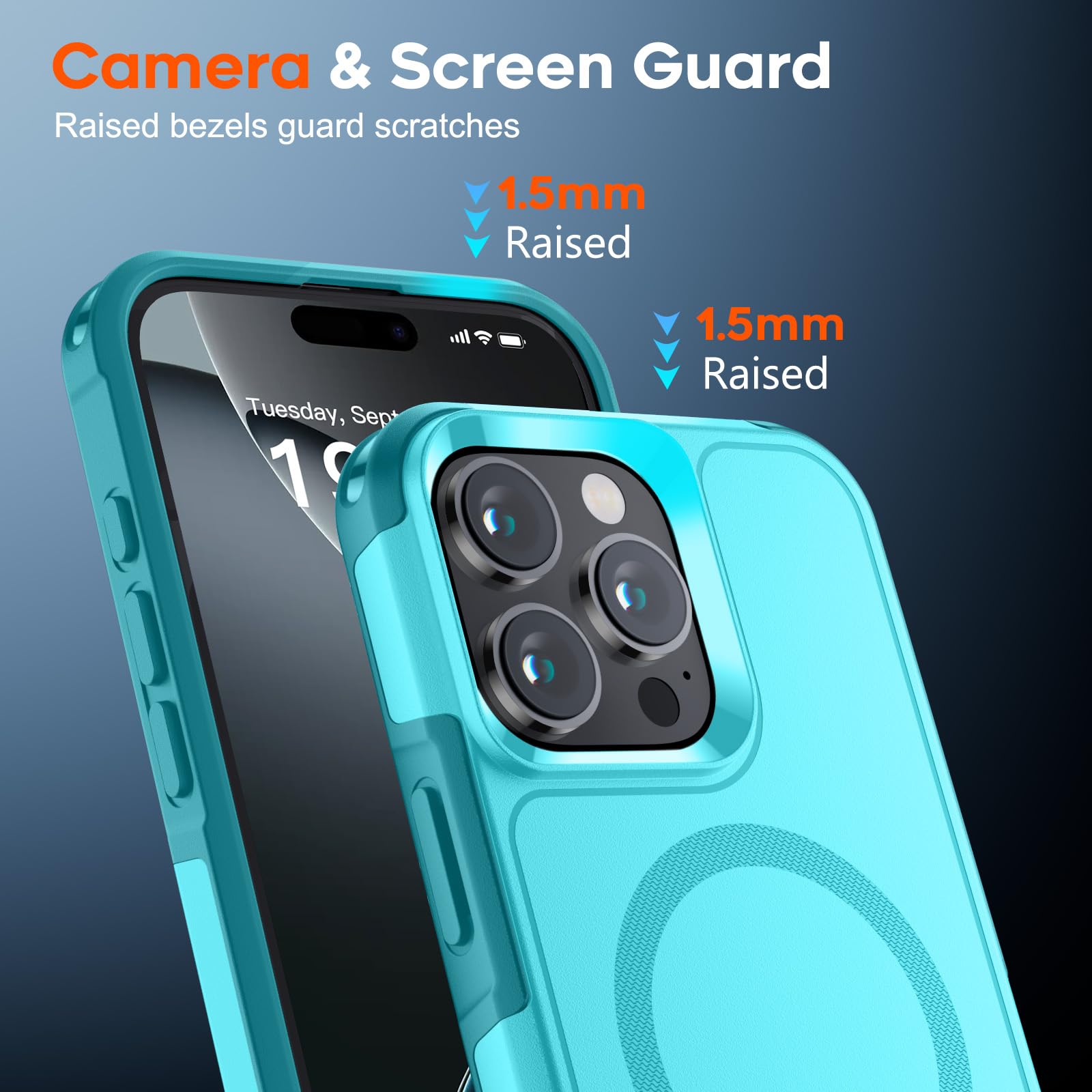 SUPFINE Magnetic for iPhone 12 Pro Max Case, [Compatible with MagSafe][10 FT Military Grade Drop Protection] [Dual Layer Structure Protection] Heavy Duty Full-Body Shockproof Phone Case, Black