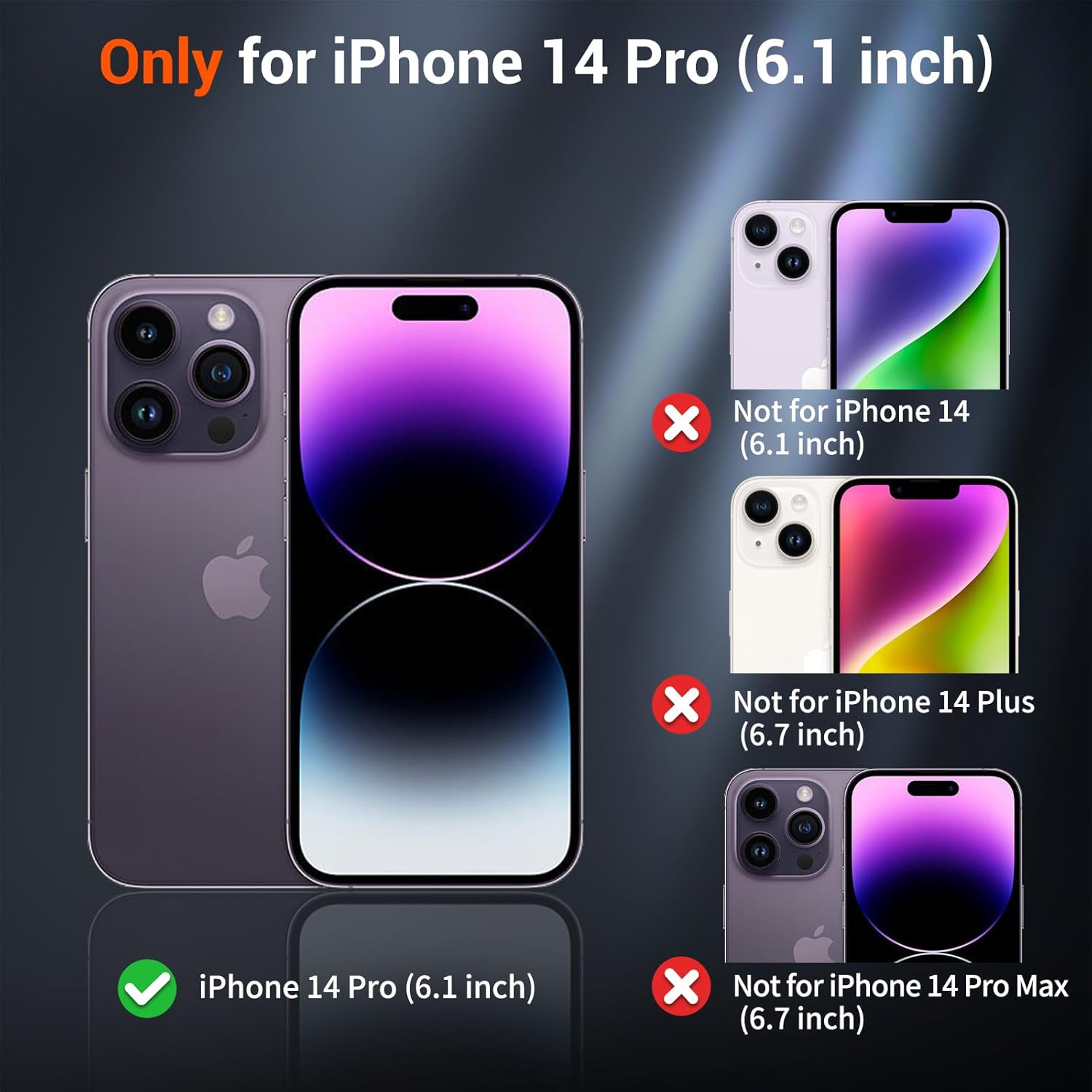 SUPFINE Magnetic for iPhone 14 Pro Case (Compatible with MagSafe) (Military Grade Drop Protection) Slim Translucent Matte Shockproof with Anti-Fingerprint Phone Case,Pink