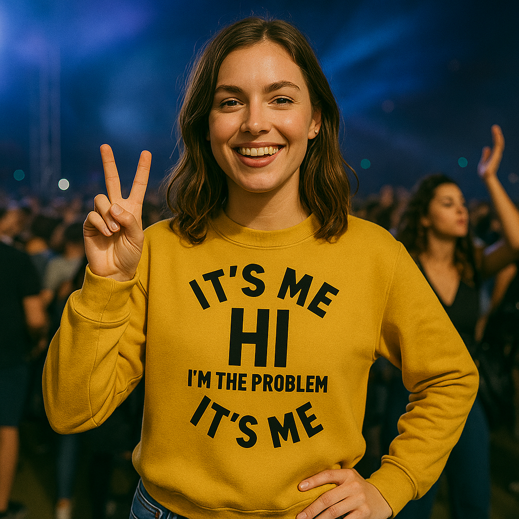 It's Me Hi I'm The Problem It's Me Sweatshirt by BOBBYK