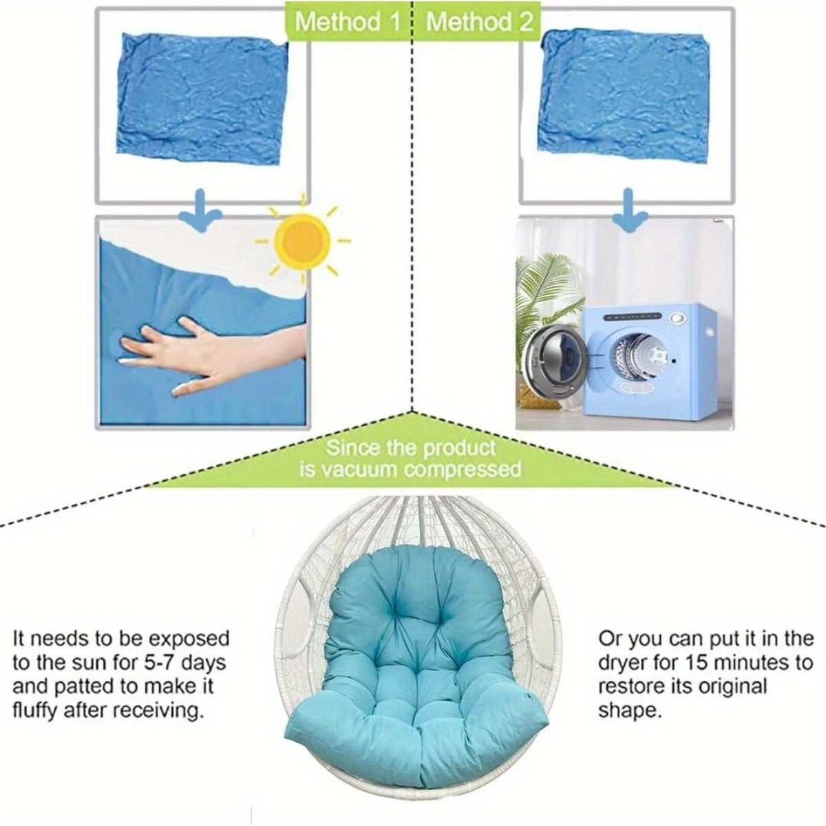 Swing Chair Cushions Replacement Burgundy, Outdoor Hanging Basket Seat Cushion Pillow GRAY Soft Hanging Egg Chair Back Cushions Pads for Indoor and Outdoor Garden, 47.8* 32"