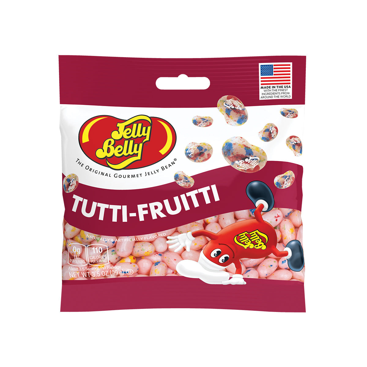Jelly Belly Tutti-Fruitti Flavor 3.5 oz Bag