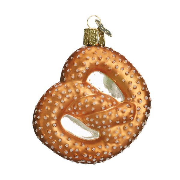 Pretzel Glass Ornament