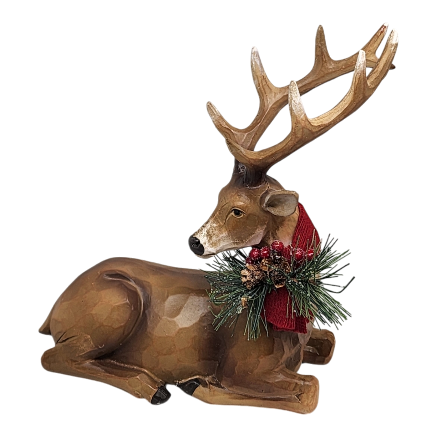 Resin Deer Figurine - Laying Down