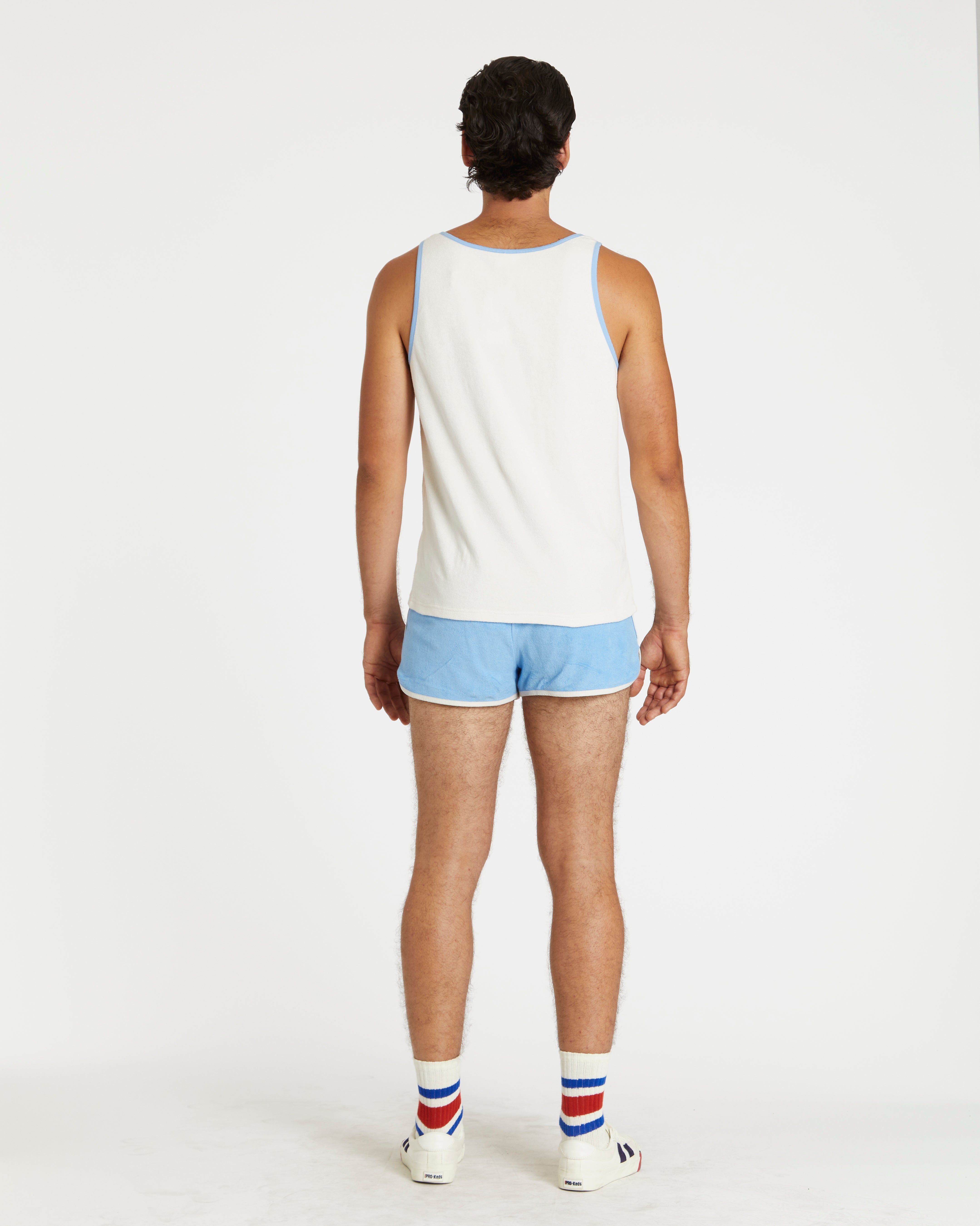 Terry Dolphin Short (Blue Poppy/Cream)