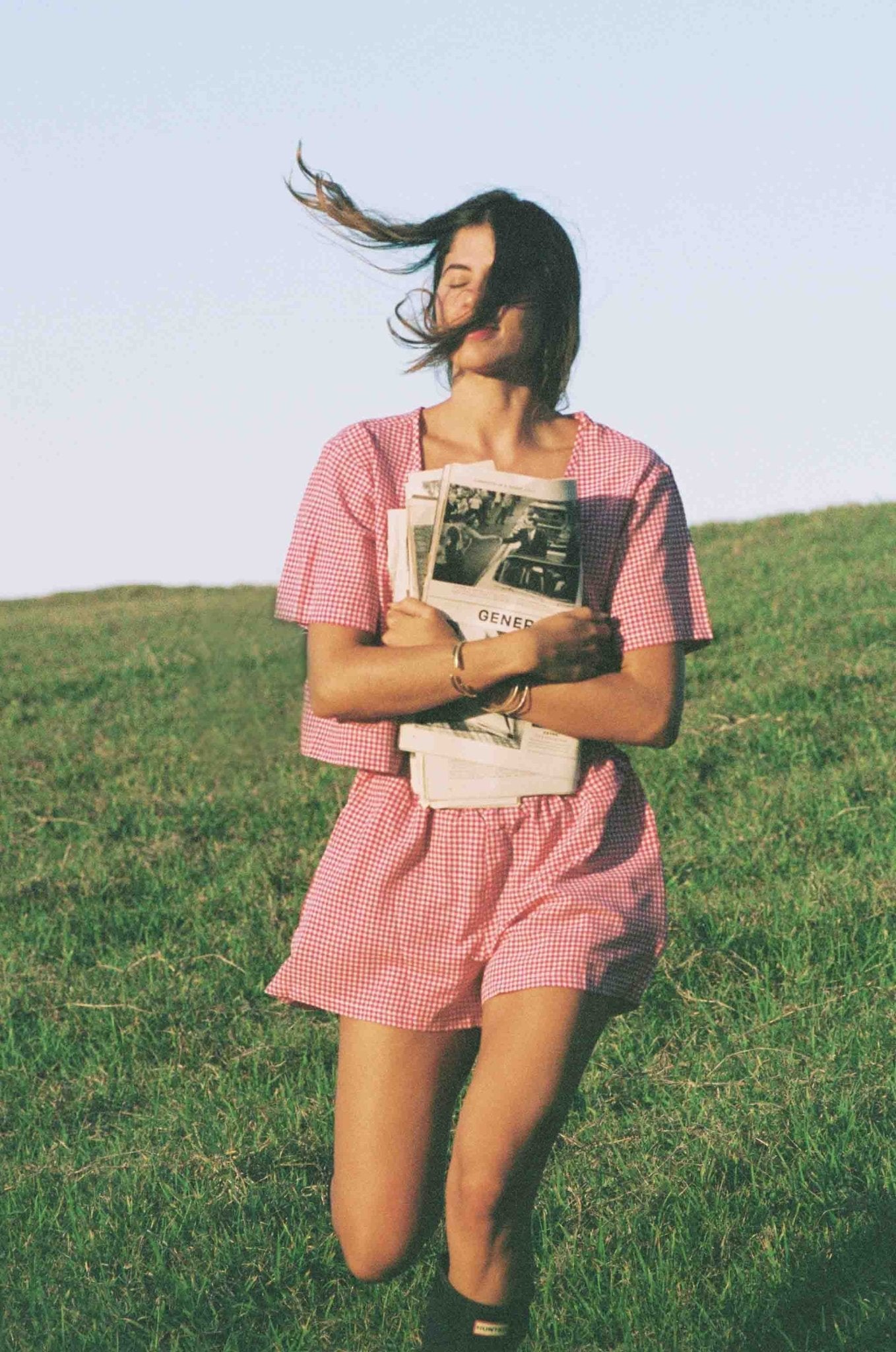 The Dylan Matching Set - Red and White Gingham