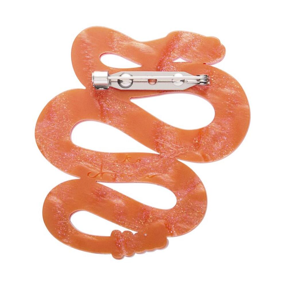 The Rowdy Rattlesnake Brooch by Erstwilder