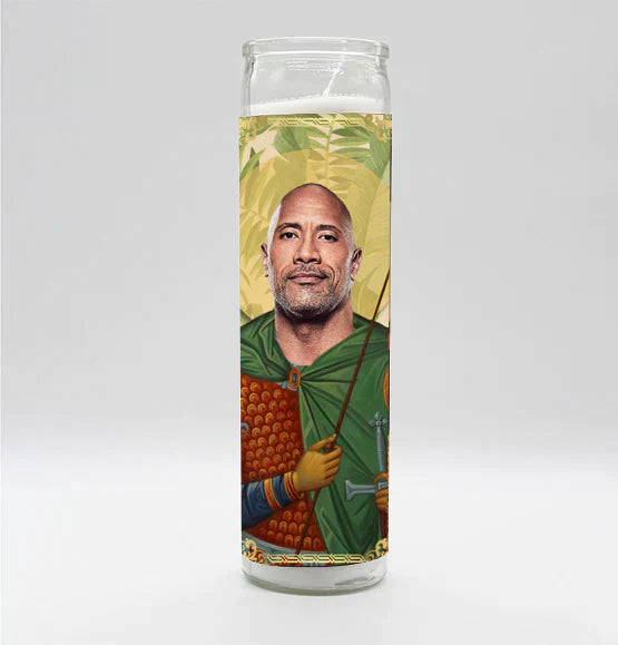 Saint Rock Candle by BOBBYK