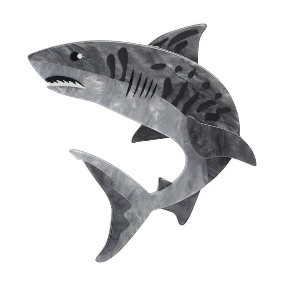 Tiger Shark Brooch by Erstwilder