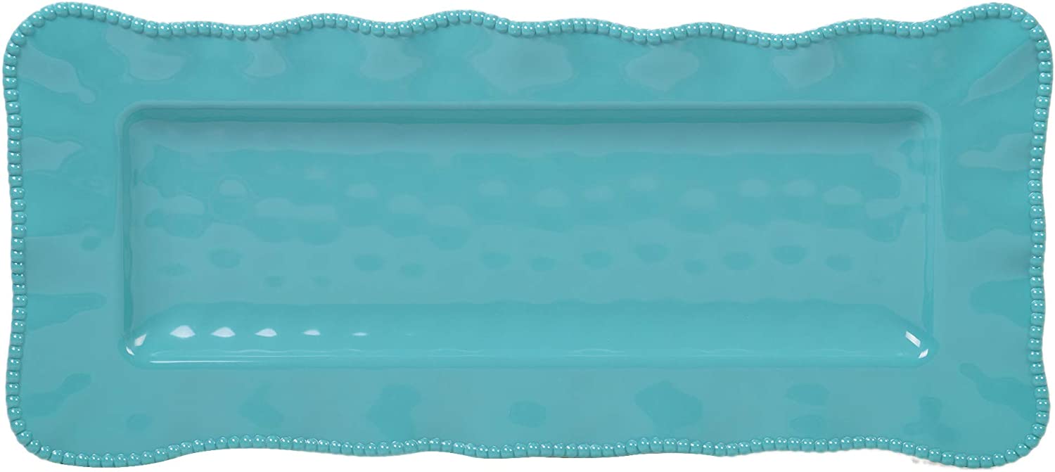 Blue Rectangluar Platter