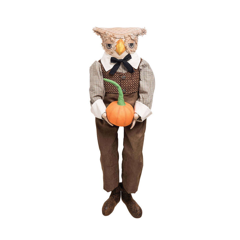 Tobias Owl Gathered Traditions Art Doll by Joe Spencer