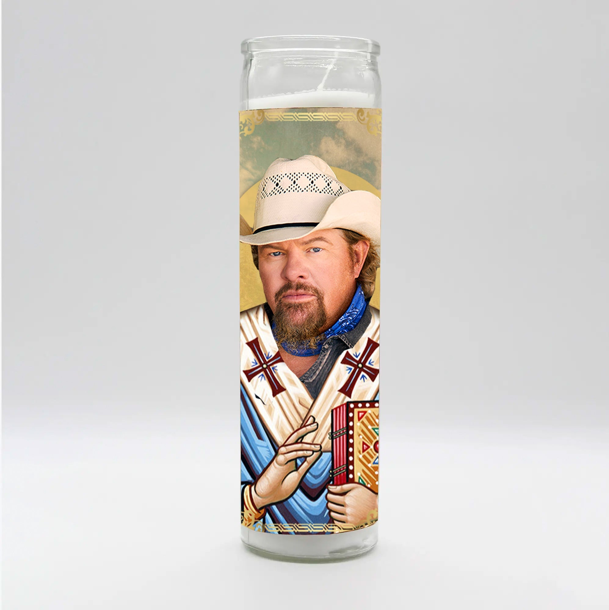 Saint Big Dog Daddy Candle by BOBBYK