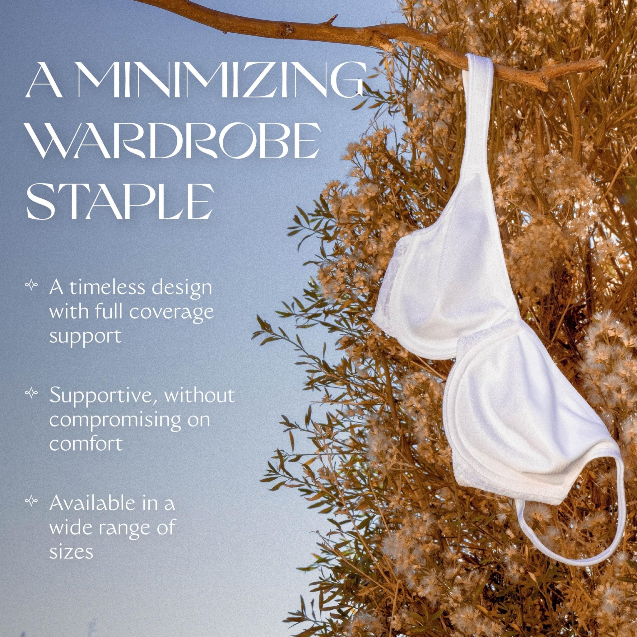 Triumph Comfort Minimizer W X Bra - Minimizer Bra for Women - Comfortable, Supportive Design - Cup Sizes C-DDD