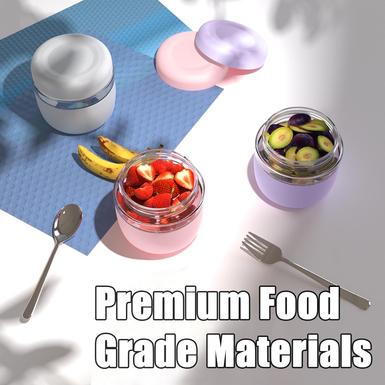 Tronco 24 oz Glass Lunch Bowl Container with Lid, Glass Food Containers, Leak & Spill Proof, Soup & Stew Food Storage Salad, Yogurt, Meal Prep, Airtight, Reusable, Dishwasher Safe, BPA-Free, Set of 1