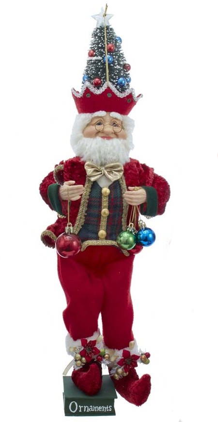 Kringles 18 Inch Hanging Elf - Holding Cookies