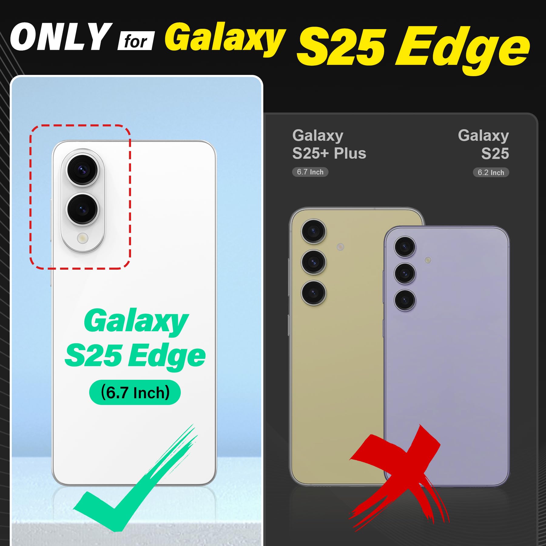 TUCCH Wallet Case for Galaxy S25 Ultra, Removable RFID Blocking [4 Card Slots] Wrist Strap Wireless Charging Kickstand PU Leather Magnetic Detachable Protective Cover for Galaxy S25 Ultra 6.9", Black