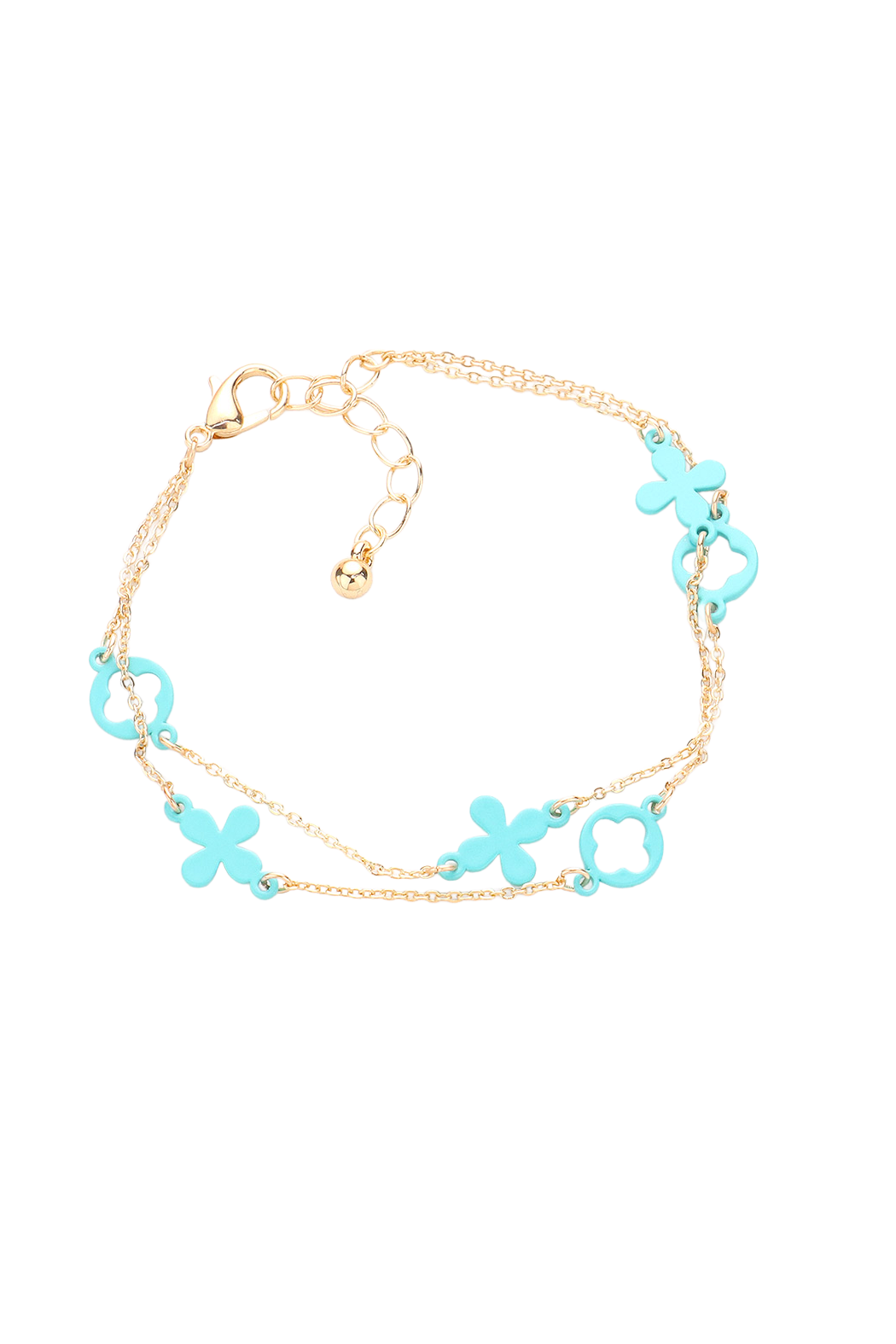 2 Strand Clover Bracelet by Embellish Your Life
