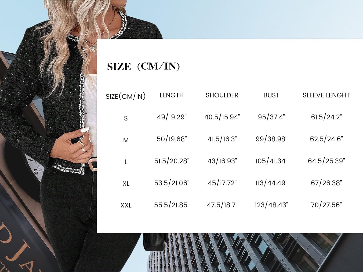 Tweed Blazers Jackets for Women Blue Fall Blazer Winter Fashion Clothes Outfits for Womens 2023 Business Work Office Casual Professional Dressy Short Jacket Suit Blue 0L