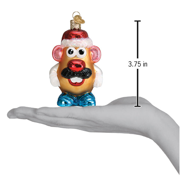 Mr Potato Head Glass Ornament