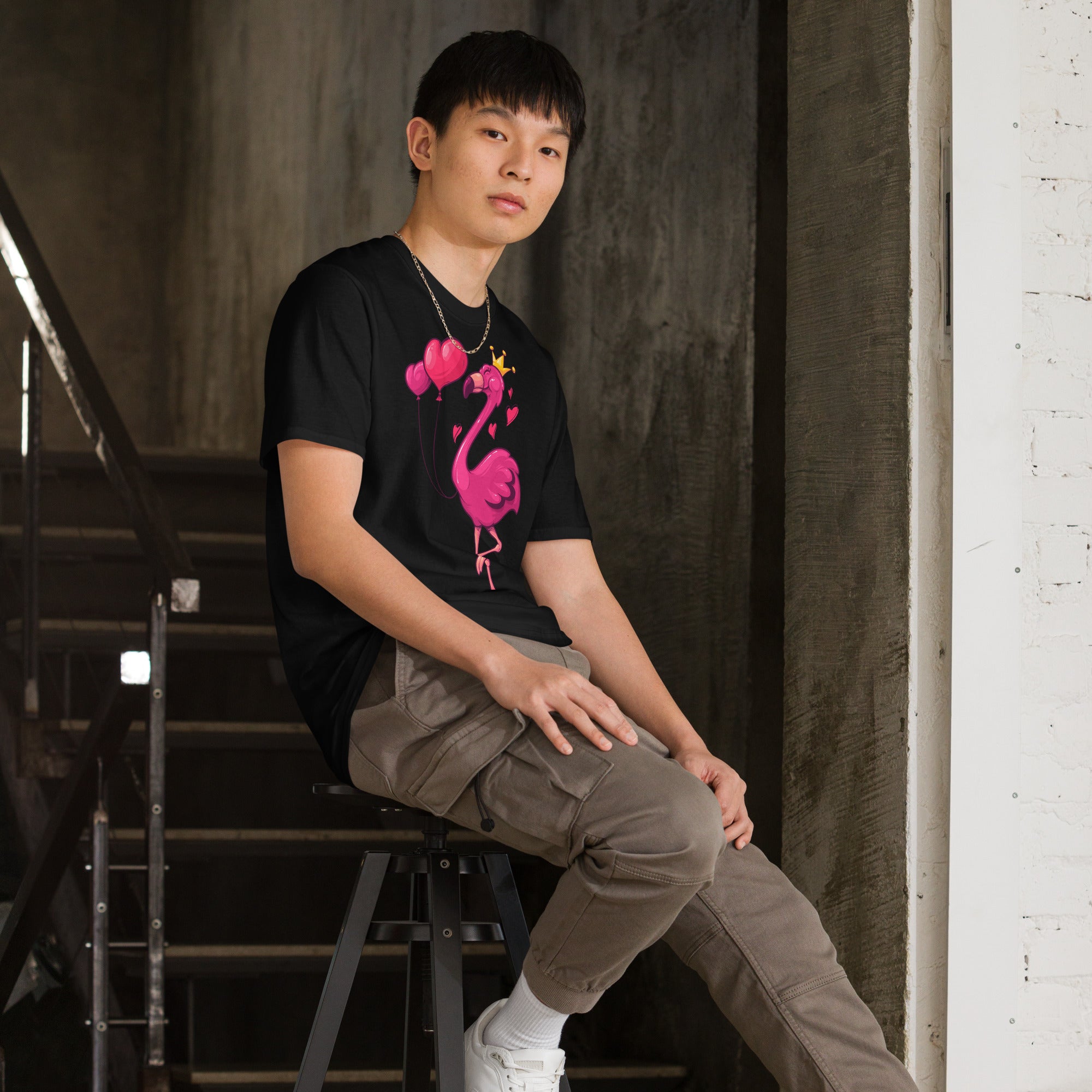 Original The Popular Flamingo Valentine's Day T-Shirt