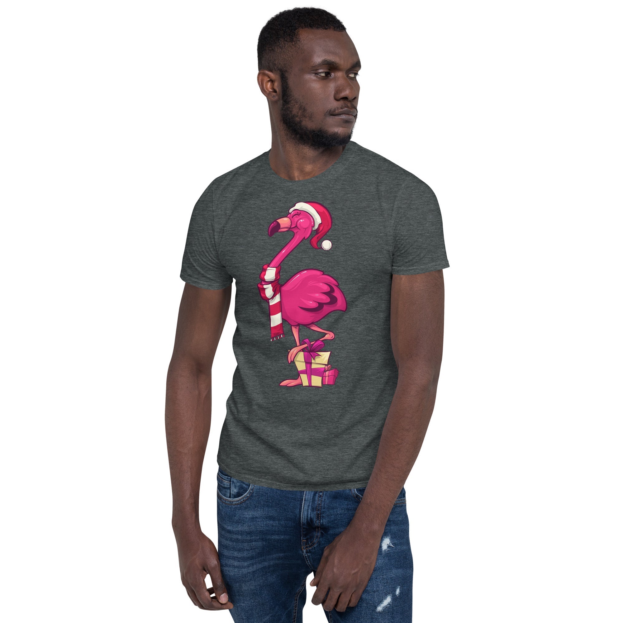 Original The Popular Flamingo Christmas T-Shirt