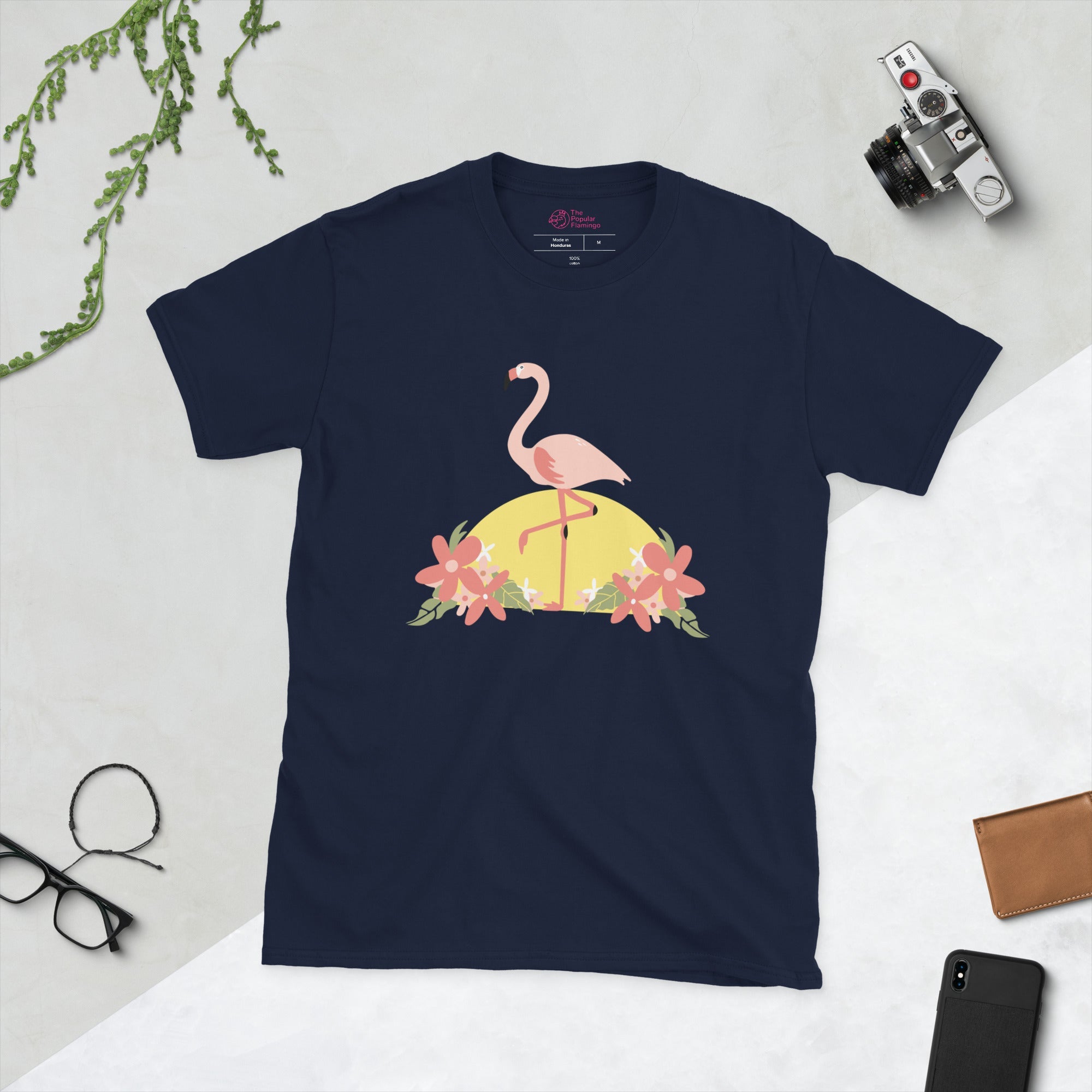 Flamingo Flower T-Shirt