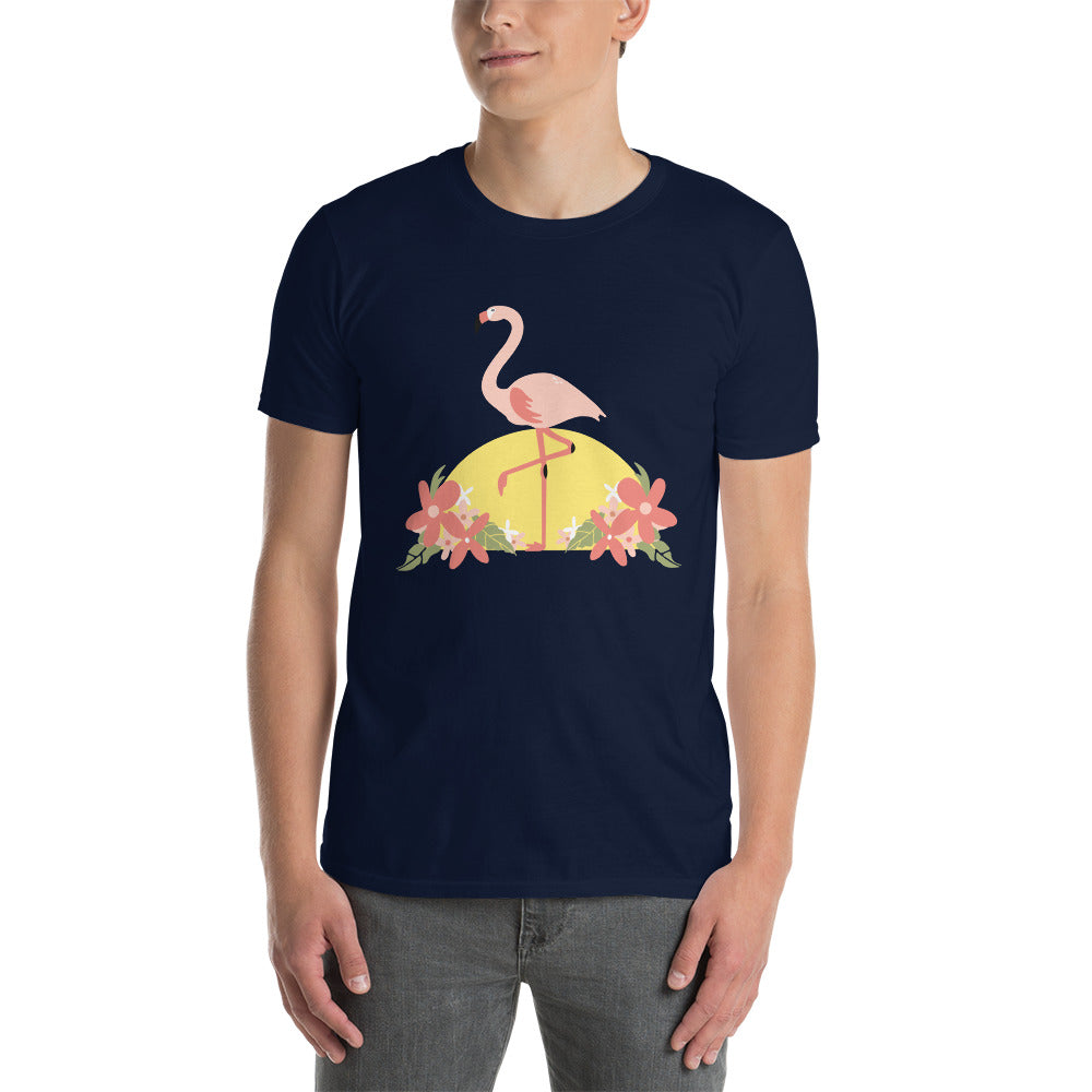 Flamingo Flower T-Shirt