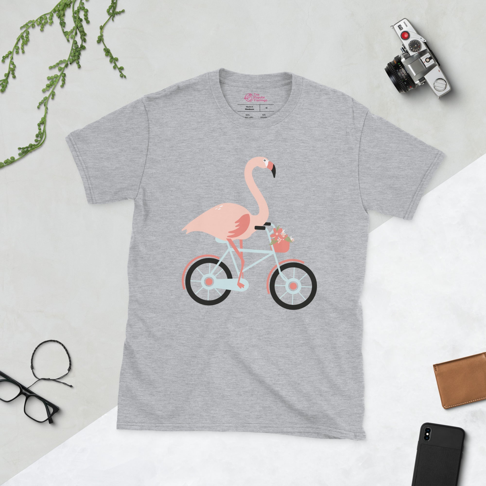 Flamingo Bicycle T-Shirt