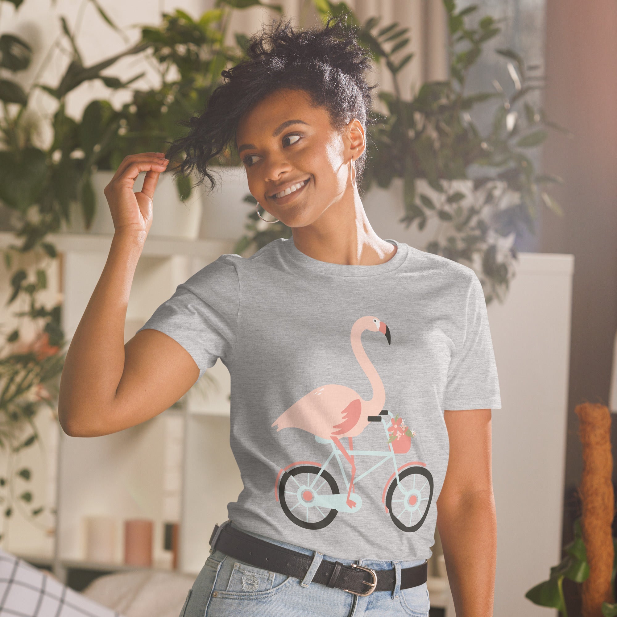 Flamingo Bicycle T-Shirt