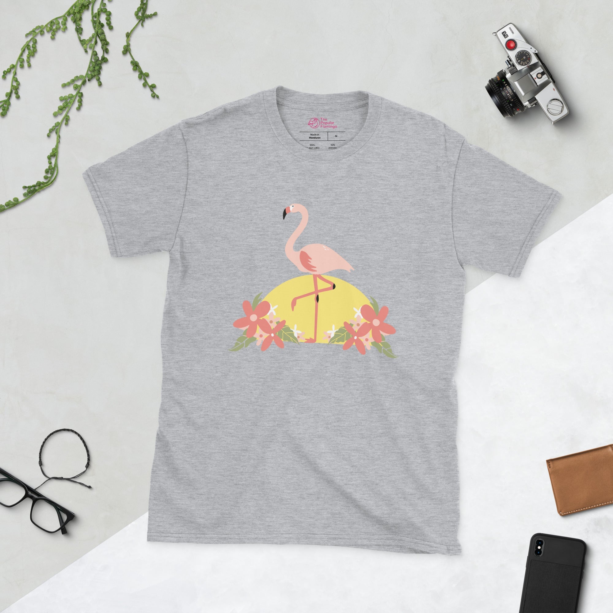 Flamingo Flower T-Shirt