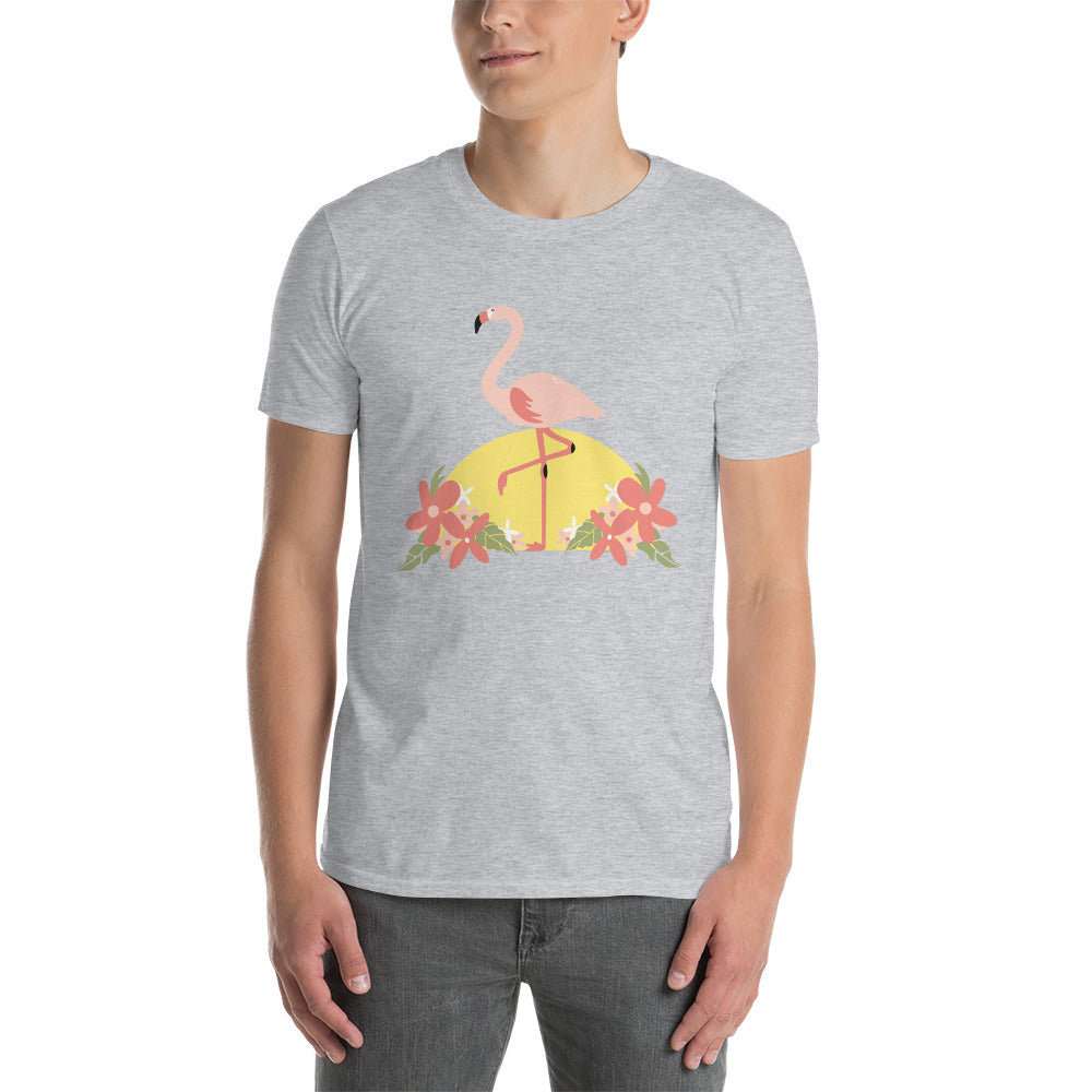 Flamingo Flower T-Shirt