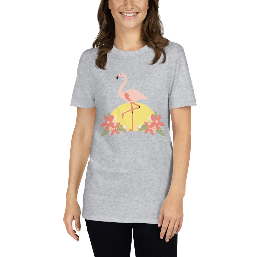 Flamingo Flower T-Shirt